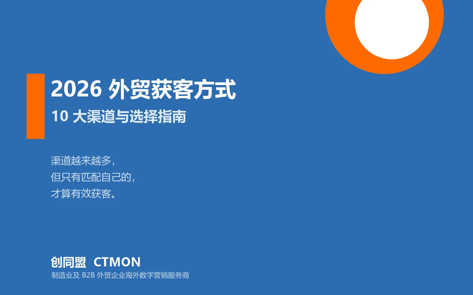 创同盟外贸站点
