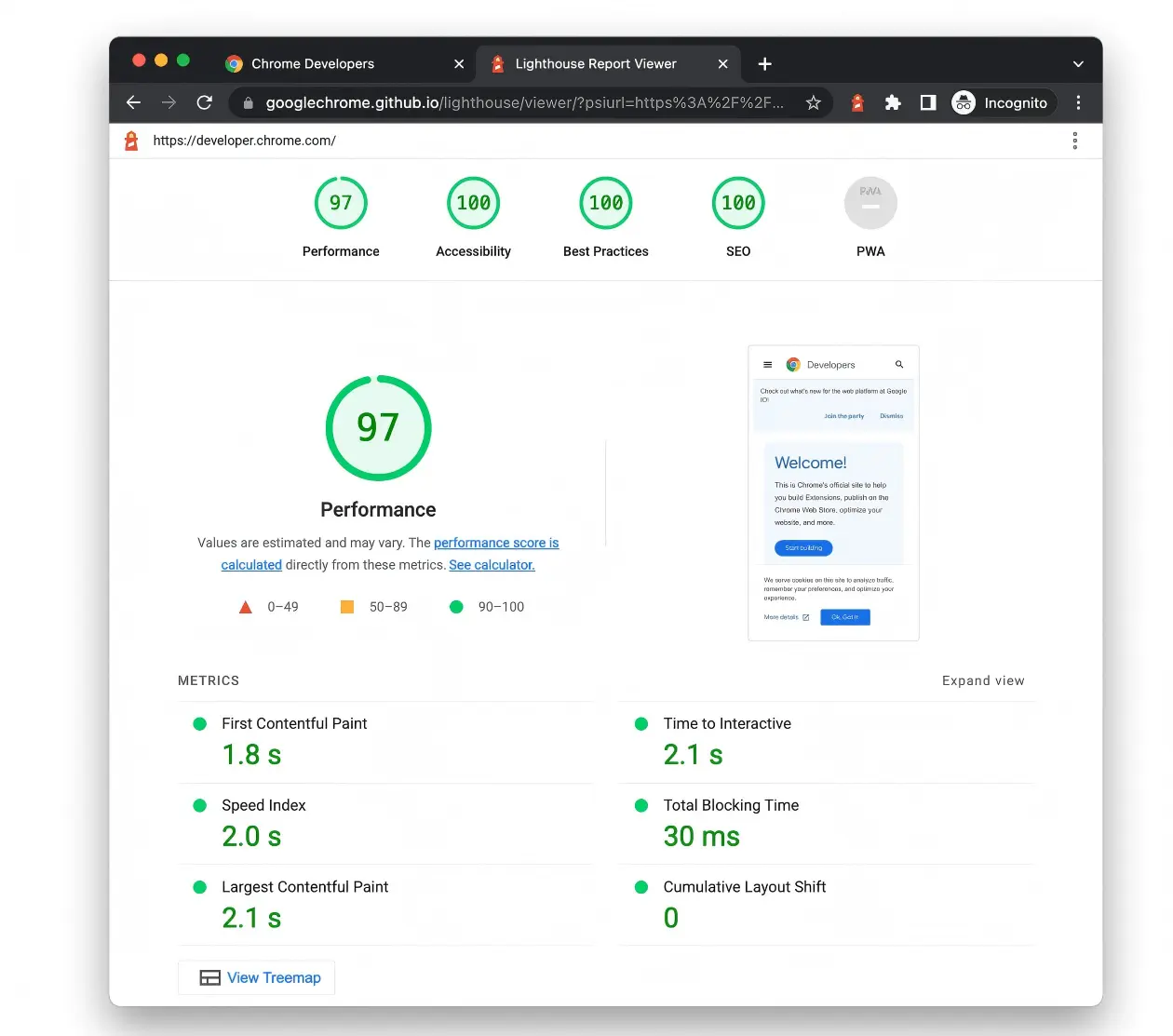独立站Mobile PageSpeed Insights