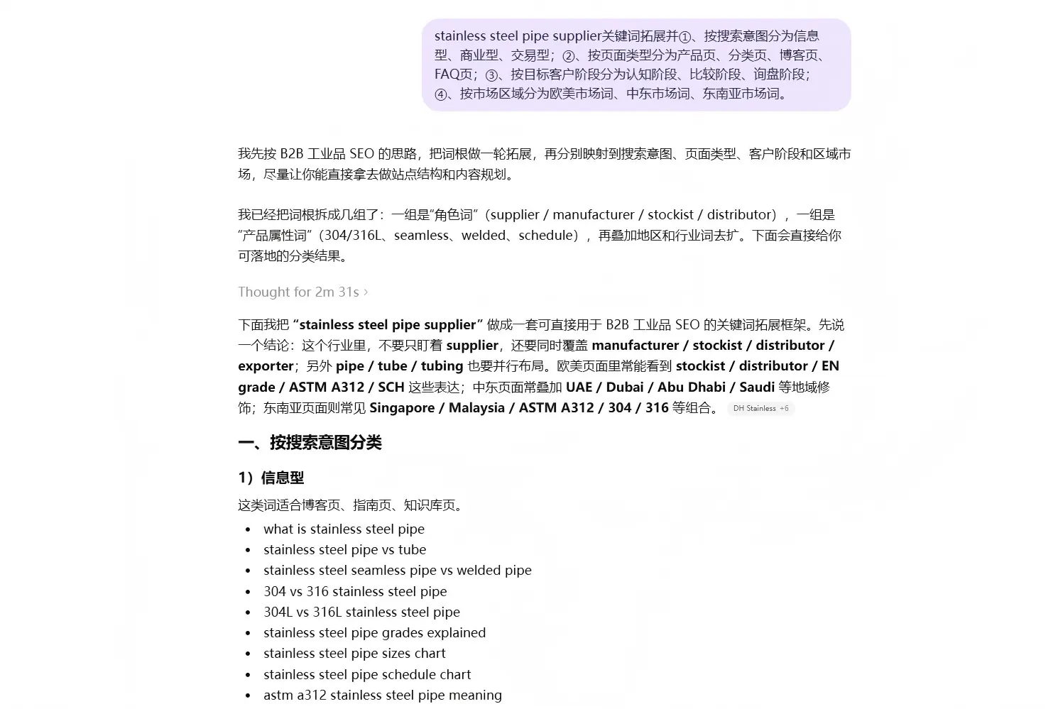 AI在关键词研究