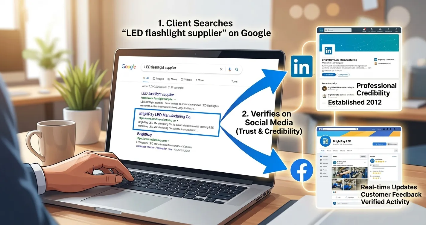 图3：Google搜索到Facebook或LinkedIn验证.webp