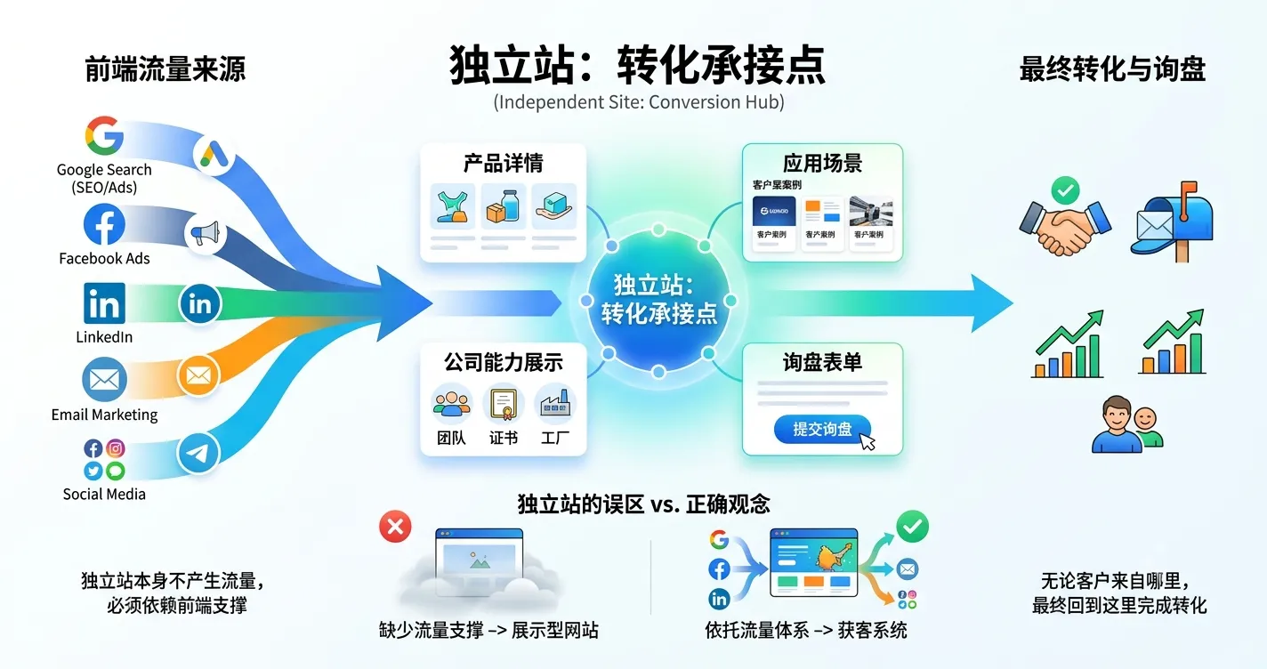 图5：Google独立站：转化中心，但不产生流量.webp
