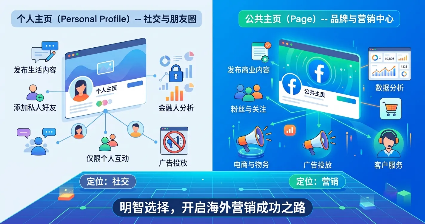 1784106145803472.webp 图1:Facebook改用公共页面还是个人页面.webp