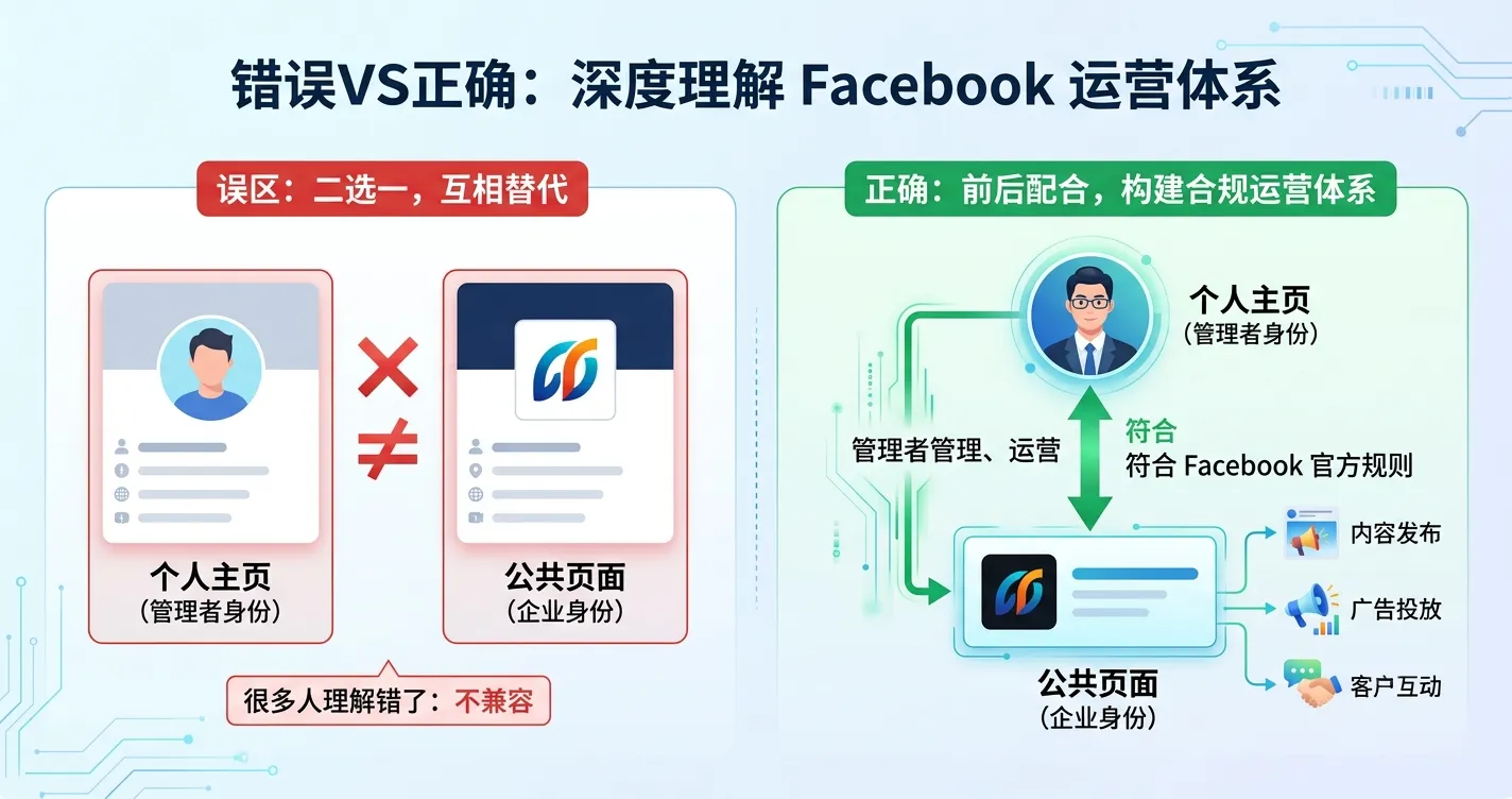 1784106154214475.webp 图2:Facebook个人主页和公共页面并不是二选一.webp