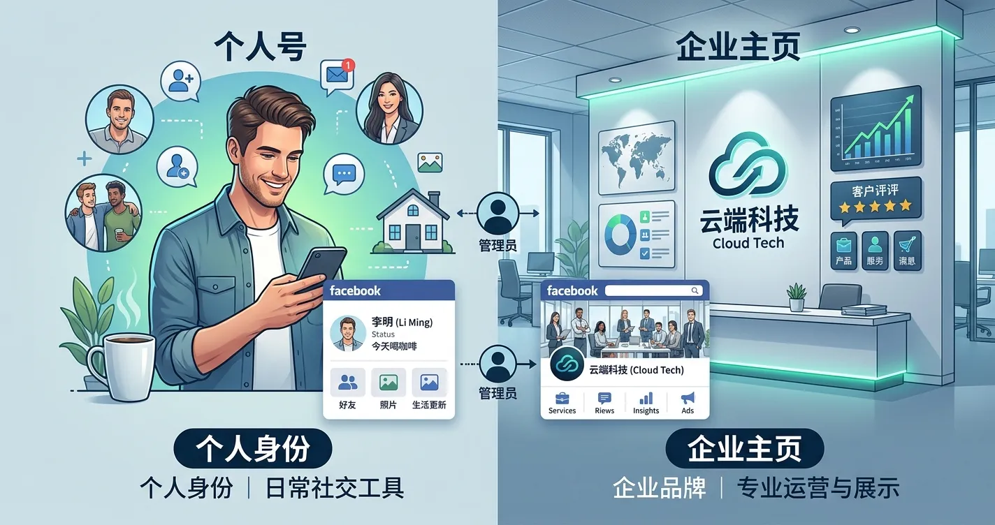 3.为什么Facebook个人号不能代替企业主页？.webp