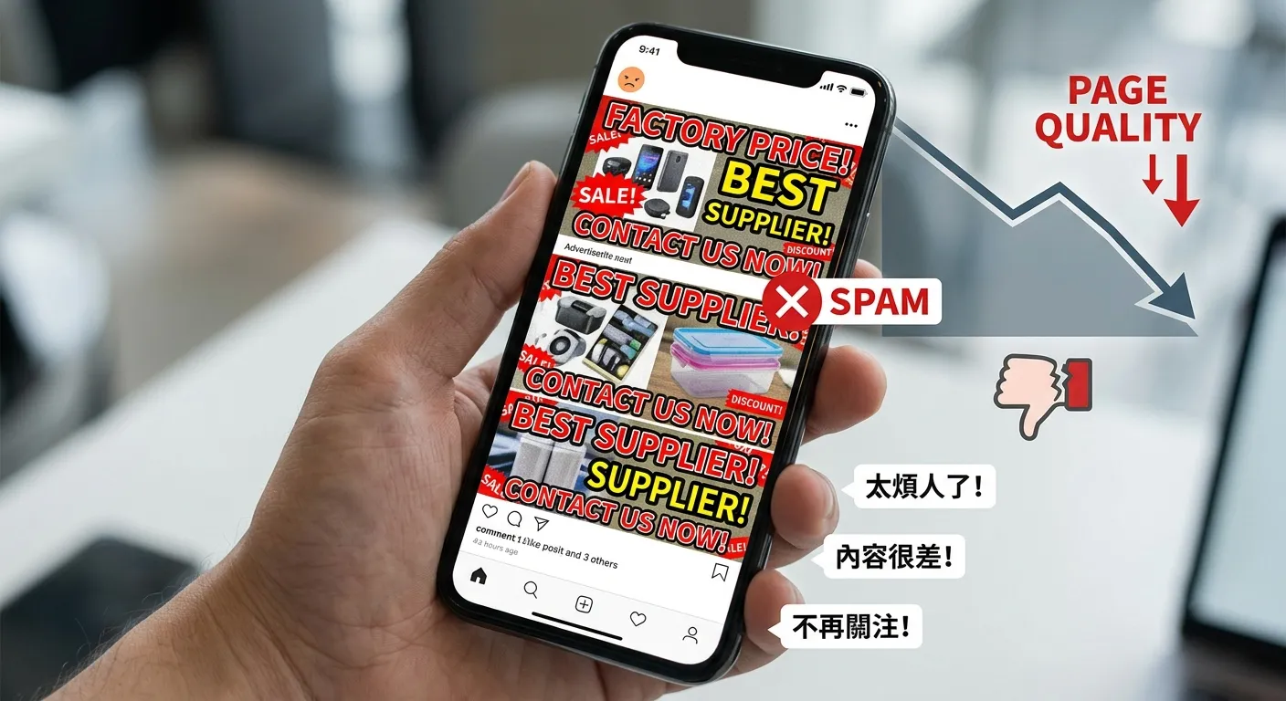 5.发布过度营销或低质量内容.webp
